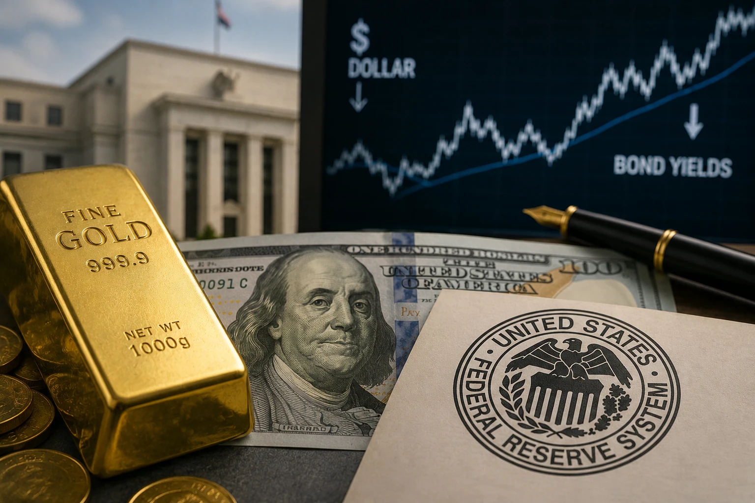 لماذا يرتفع الذهب, ماذا يحدث في سوق السندات؟